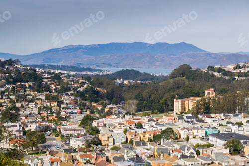 Preview: Aerial views of residential areas of San Francisco