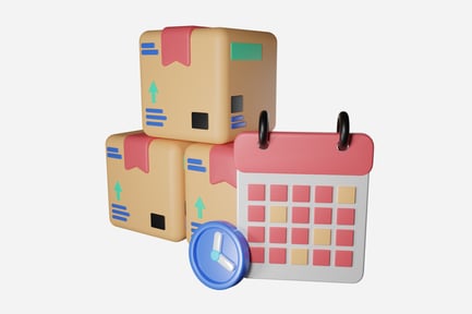 Preview: Shipping Schedule 3D Illustration