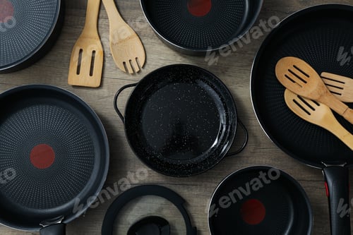 Preview: Concept of kitchen supplies and kitchen dish