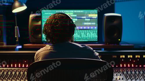 Preview: Sound producer creates tunes and handling technical equipment