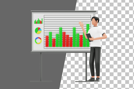 Preview: Business Presentation 3D Illustration