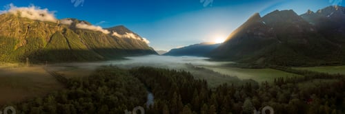Preview: Beautiful Nature Norway aerial photography.