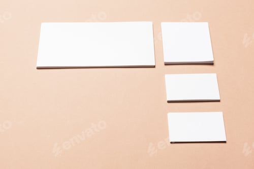 Preview: Mock up on beige background