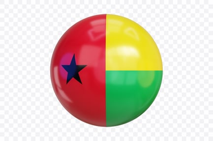 Preview: 3D Guinea-Bissau Flag