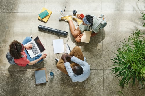 Preview: College students preparing for the exams together