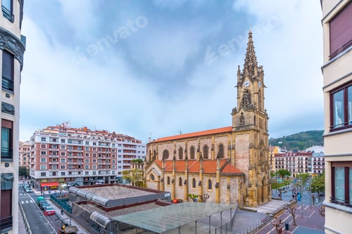 Preview: Parish of San Ignacio in the Gros neighborhood in the city of San Sebastian, Basque Country