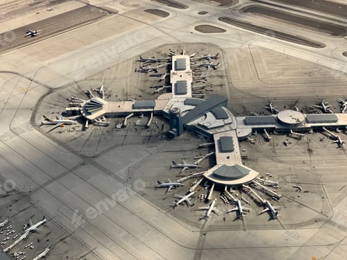 Preview: Airport drop above Las Vegas