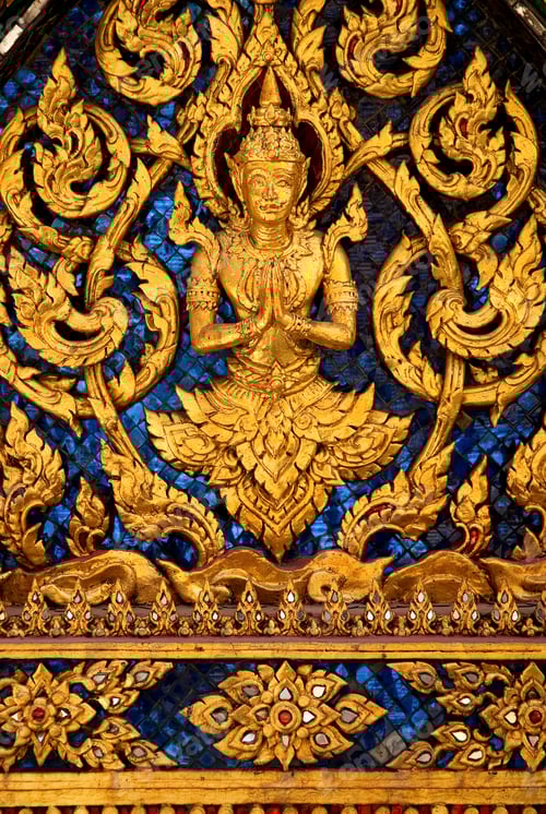 Preview: buddhist temple in grand palace bangkok thailand asia detail