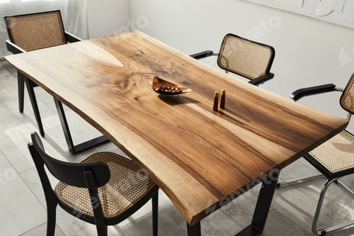 Preview: Interior design of stylish dining room interior