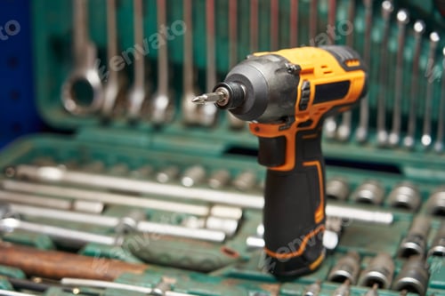 Preview: Cordless Impact Driver with Tool Case and Wrenches