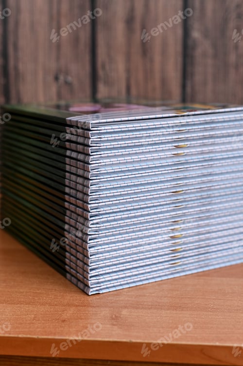 Preview: a stack of photo albums