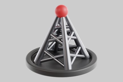 Preview: Radio tower with red sphere