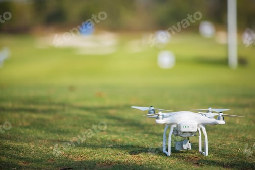 Preview: Drone is ready for take off.