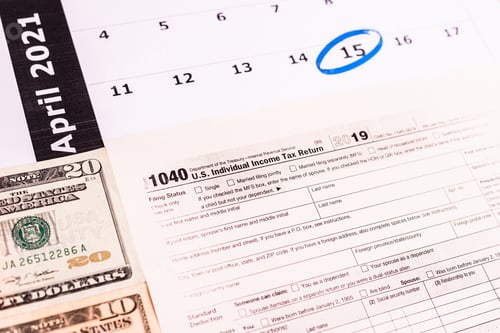 Preview: Last day to file taxes through Form 1040 is April.