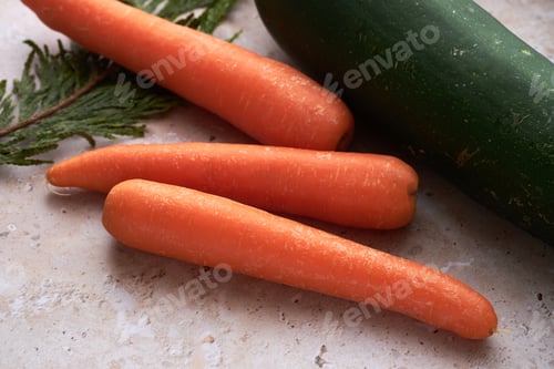 Preview: Fresh carrots vegetable for a healthy diet