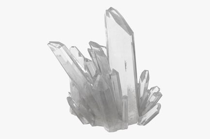Preview: Quartz Crystal Cluster - Natural Mineral Formation