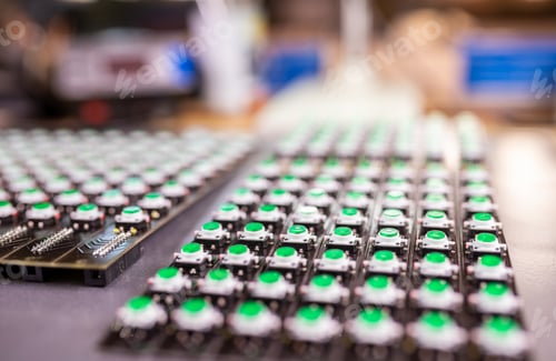 Preview: Panel of LED light indicators is in the production