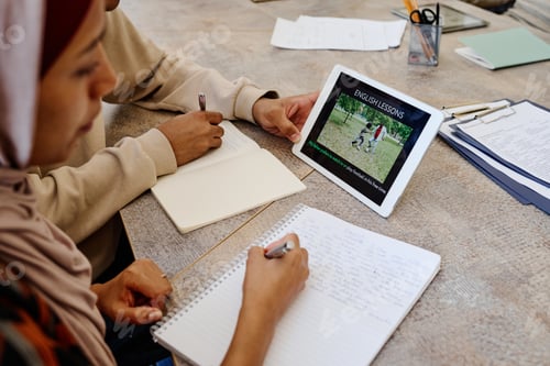 Preview: Watching Educational Video On Tablet