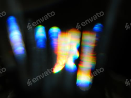 Preview: Rainbow colored light leaks