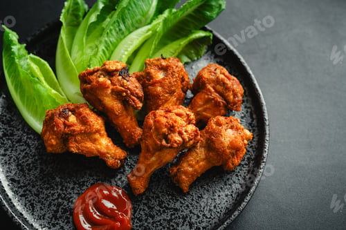 Preview: Crispy Chicken Drumstick with Tomato Sauce