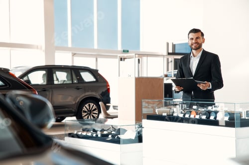 Preview: Car showroom. Buying, renting a car.