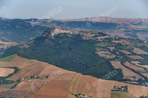Preview: Summer landscape near Pescopagano, Basilicata, Italy