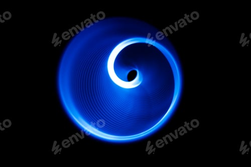 Preview: Sound waves in the visible blue color