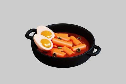 Preview: Contemporary Pot with Carrots and Egg