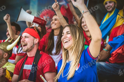 Preview: Football fans at the stadium