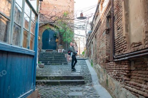 Preview: Old quarter in Tbilisi city, Georgia country
