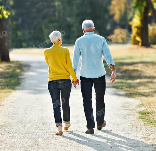 Preview: senior couple having fun in a park