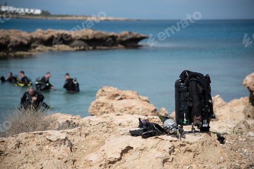Preview: Snorkelling equipment for driving and divers in the sea
