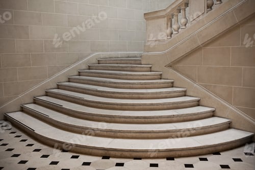 Preview: Stylish staircase in a Parisian building