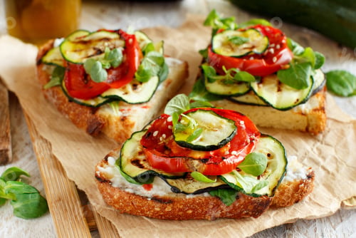 Preview: Sandwich with grilled vegetables