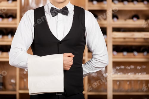 Preview: Confident waiter.