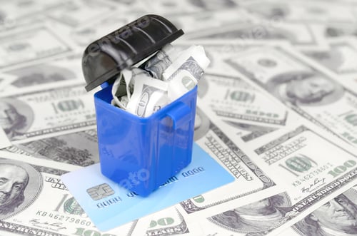 Preview: Concept of transfer and storage of funds in a virtual currency. Modern banking