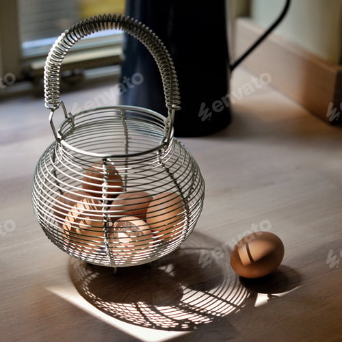Preview: eggs in a basket