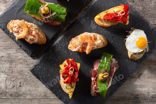 Preview: Assortment of Spanish pintxos