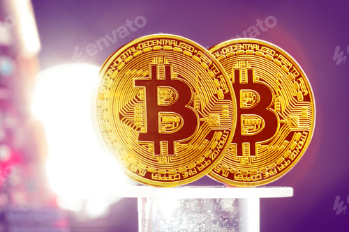 Preview: Bitcoin and a computer graphic card