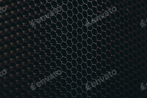 Preview: Abstract Texture Honeycomb. Metallic Net Background Or Texture. Metal Mesh. Full Frame Colorful