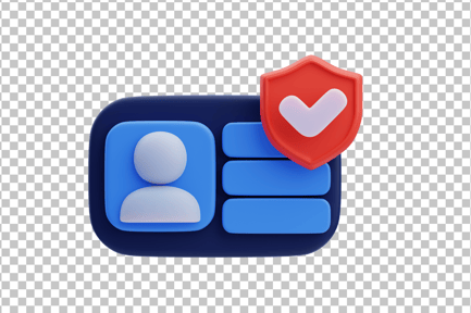 ID Security 3D Icon