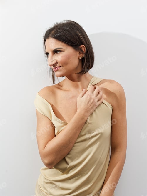 Preview: Young woman indoors. Milano, Italy.