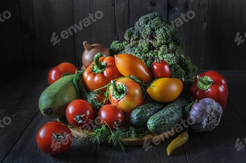 Preview: Vegetables in a group