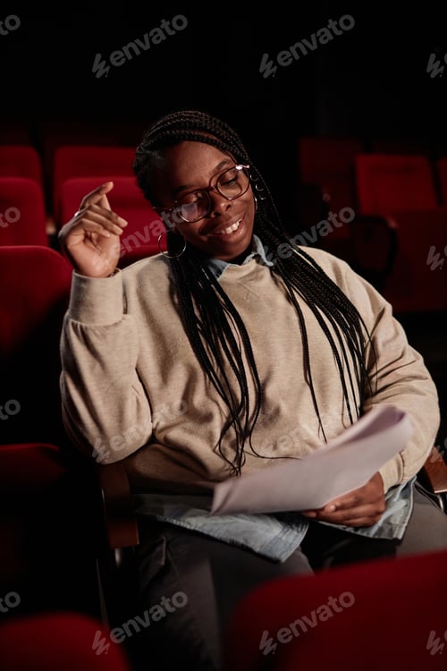 Preview: Artist Reading Script Preparing For Show