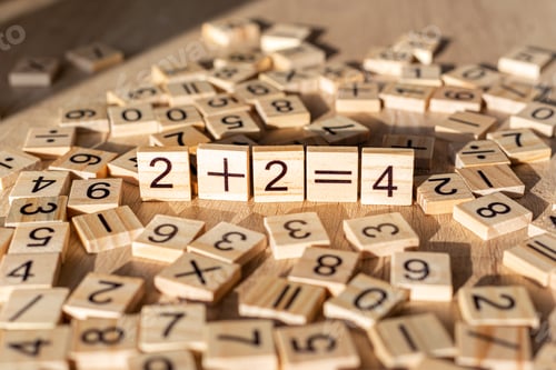 Preview: Teaching material in mathematics, Montessori method. School background.