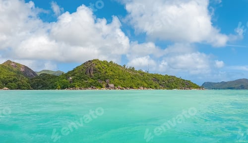 Preview: Exotic tropical scenery. Turquoise water, sea, idyllic, travel destination, beauty in nature.
