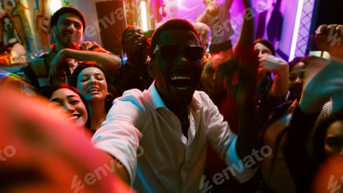 Preview: POV of funky people filming video