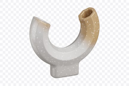 Preview: Curved Ceramic Vase