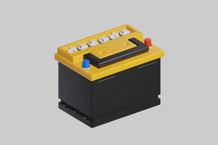 Preview: Heavy-Duty Car Battery Yellow Top