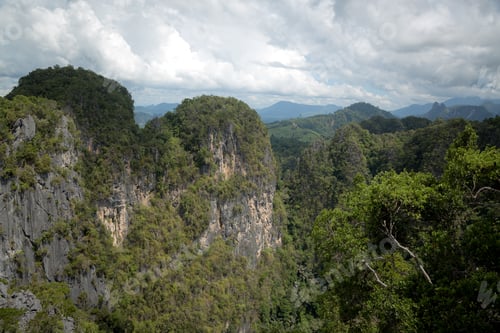 Preview: The top of Tiger Cave temple, Wat Tham Suea , Krabi region, Thailand